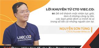 Gặp gỡ Nguyễn Sơn Tùng CTO Viec.co