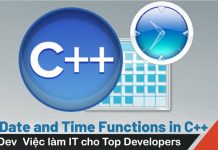Date và Time trong C++