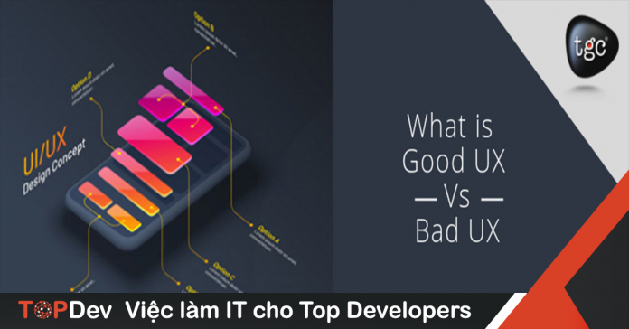 web ux tốt trên mobile