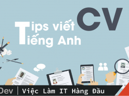 cv tiếng anh