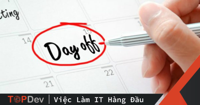 Tận dụng những ngày nghỉ phép của bạn