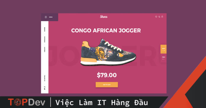 Weekly UI – Hướng dẫn code giao diện trang sản phẩm đơn giản