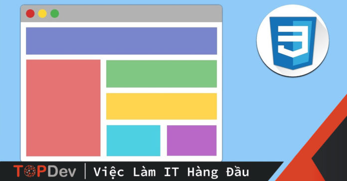 Sử dụng bố cục trang Flexbox trong CSS