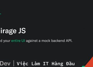 Mock API bằng Mirage JS