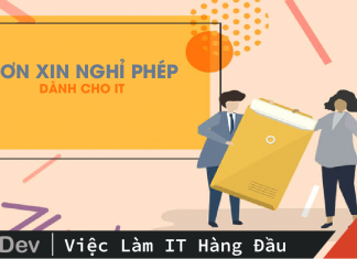 đơn xin nghỉ phép dành cho IT