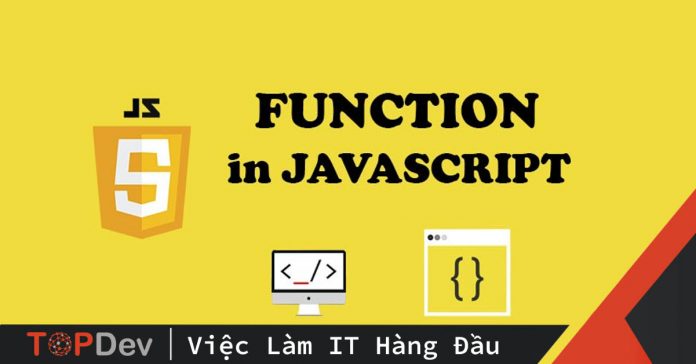 Khai báo function trong javascript