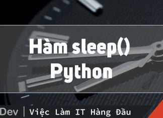 Python: Giải thích hàm Sleep