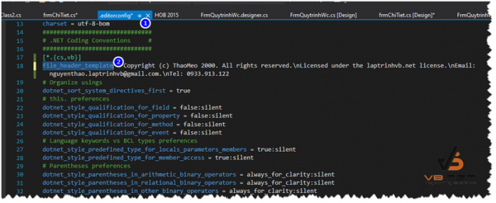 Hướng dẫn tạo Copyright Header trên từng file .cs trong Visual Studio ...