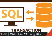 Khái niệm transaction trong database