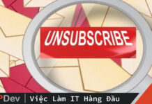 Cái nút Unsubscribe