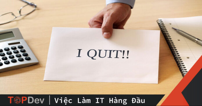 đơn xin nghỉ việc