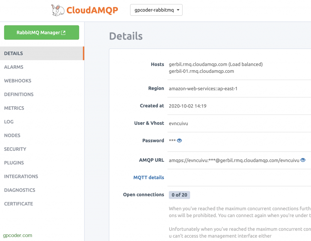 Giới thiệu CloudAMQP – Một RabbitMQ server trên Cloud