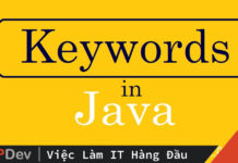 50 keywords mà mọi lập trình viên java nên biết