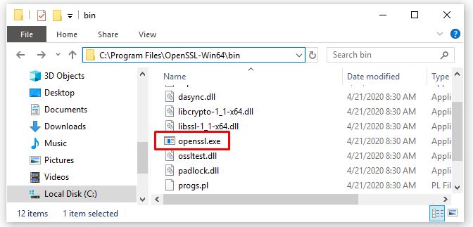 Hướng dẫn cài đặt OpenSSL trên Windows 10