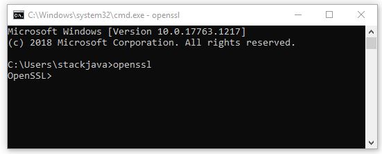Hướng dẫn cài đặt OpenSSL trên Windows 10