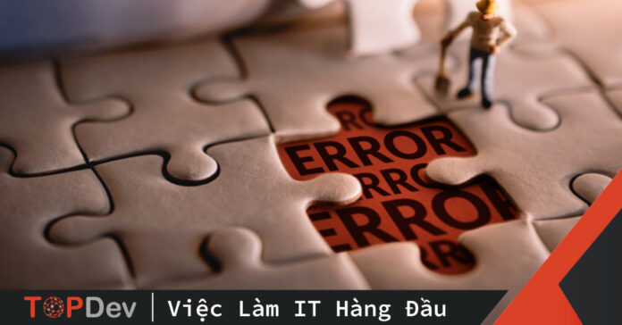 viết thông báo lỗi
