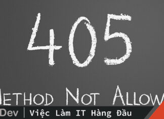 fix lỗi 405