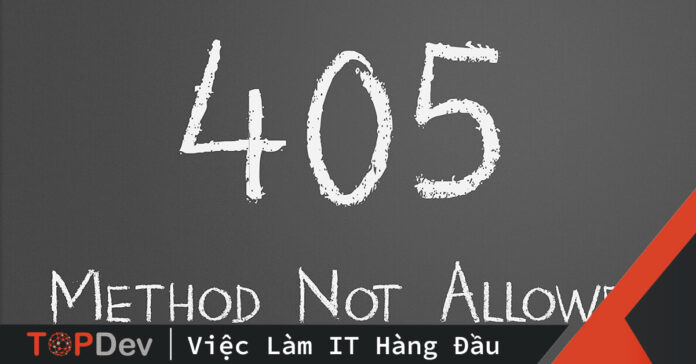 fix lỗi 405