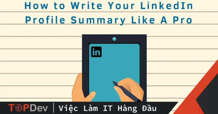 cách viết summary trên LinkedIn