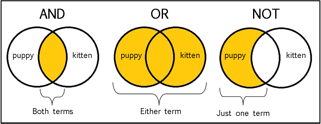 Toán tử logic boolean NOT, AND và OR