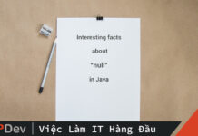 Đôi điều thú vị về null trong java