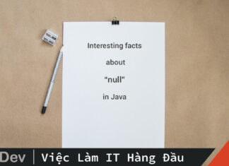 Đôi điều thú vị về null trong java