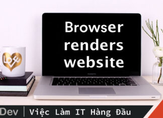 Browser renders website