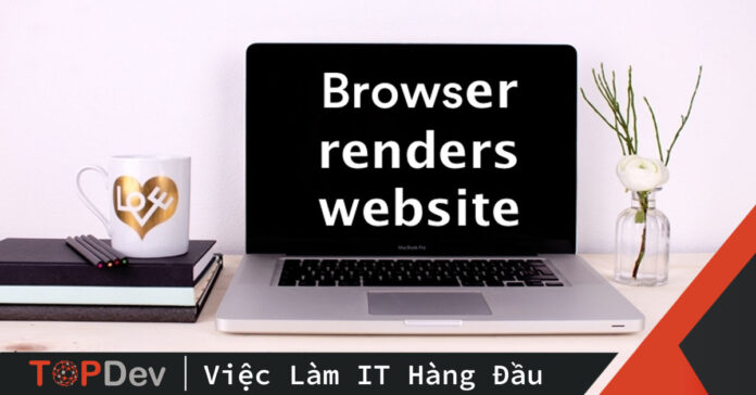 Browser renders website