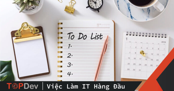 todo list