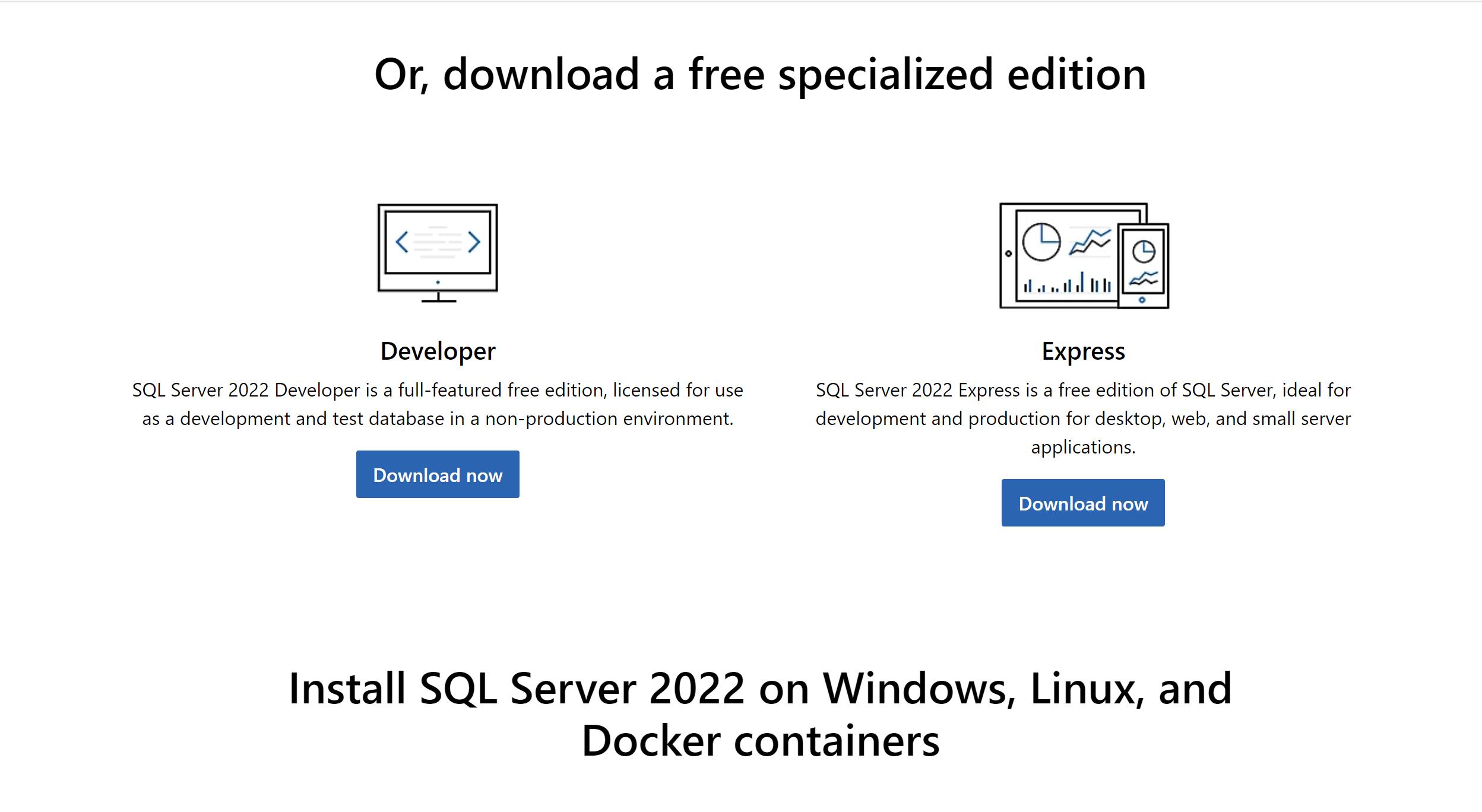 Cách tải và cài đặt SQL Server