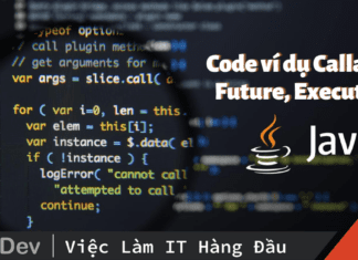 Code ví dụ Callable, Future, Executors trong Java