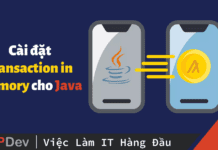 Cài đặt transaction in memory cho Java