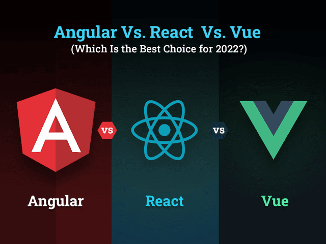 angular vs react vs vue