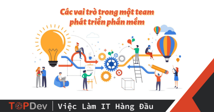 vai trò team phát triển phần mềm
