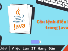Câu lệnh điều kiện trong Java
