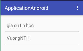 Sqlite trong android