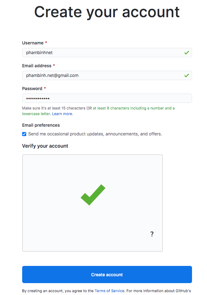 Đăng ký tài khoản Github.com