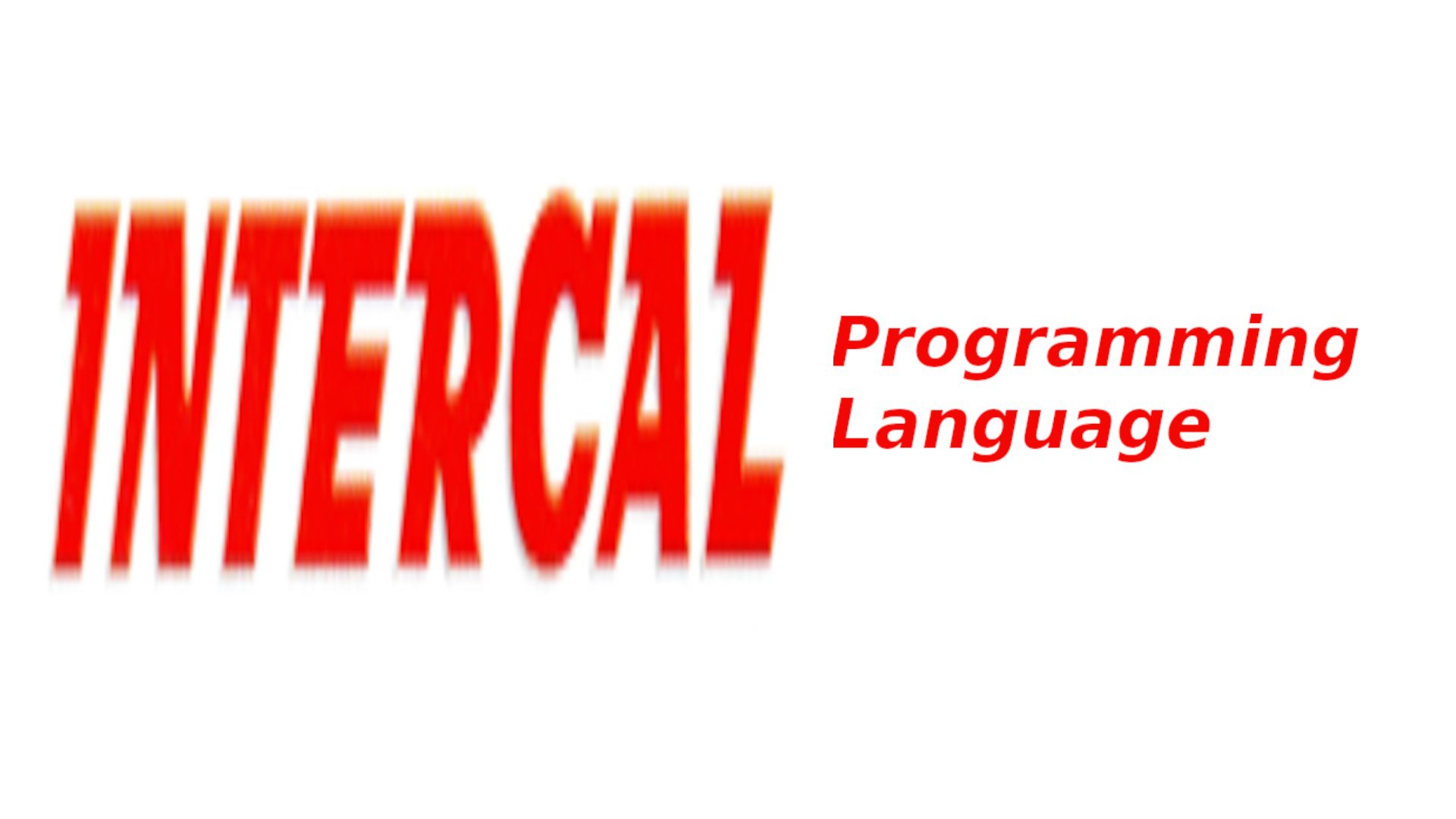 Ngôn ngữ lập trình Intercal