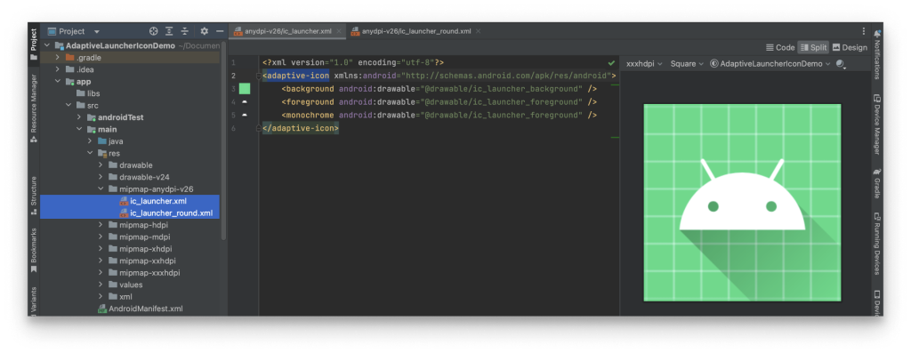 Android Adaptive Launcher Icon