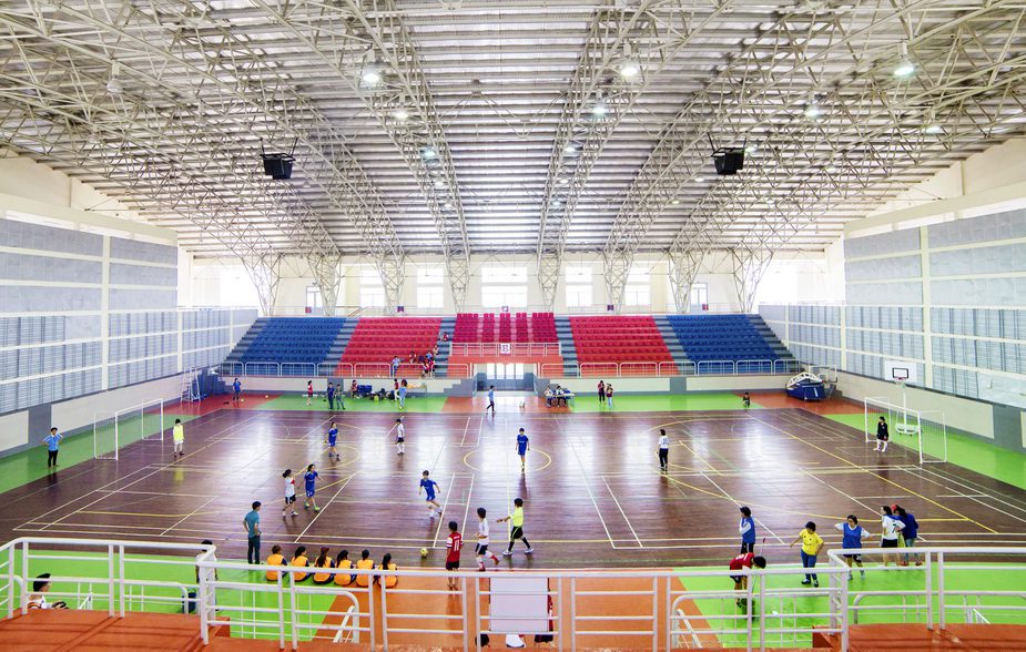 Nhà Thi đấu thể dục thể thao Bách khoa với diện tích 3.000 m2