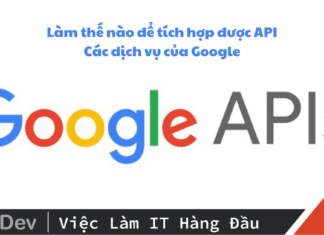 Làm thế nào để tích hợp được API - Các dịch vụ của Google