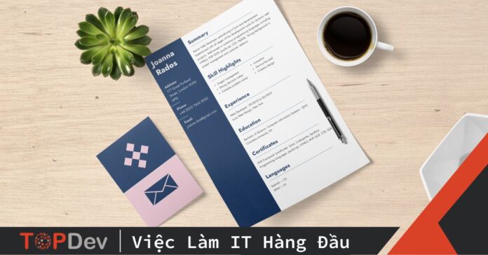 Cách viết CV xin việc IT 