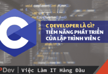 C Developer là gì? Tiềm năng phát triển của một lập trình viên C