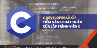 C Developer là gì? Tiềm năng phát triển của một lập trình viên C