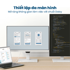 thiet lap da man hinh