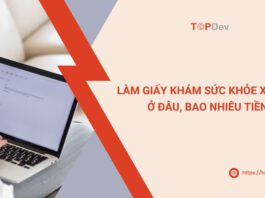 làm giấy khám sức khoẻ