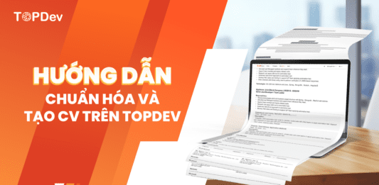 Hướng dẫn tạo CV trên TopDev