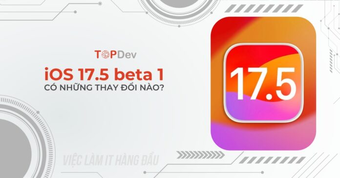iOS 17.5 beta 1