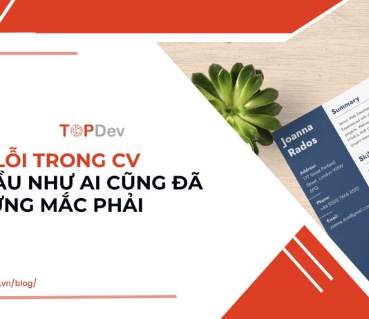 5 lỗi trong CV hầu như ai cũng đã từng mắc phải