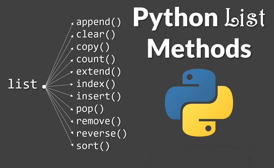 Một số hàm và phương thức list trong Python